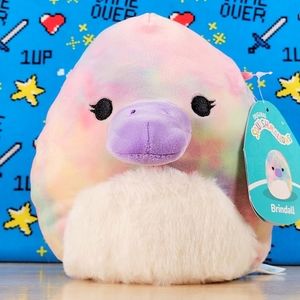 Squishmallow Brindall the Platypus 7" UltraSoft Stuffed Rainbow Kids Toy Plush